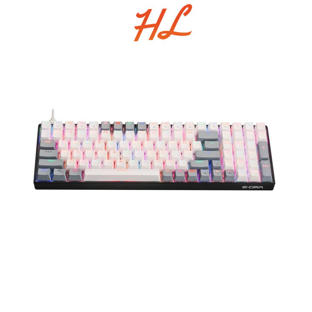 Bàn Phím Cơ Có Dây E-Dra EK396 Led RGB  - BH 2 Năm - Hưng Long PC
