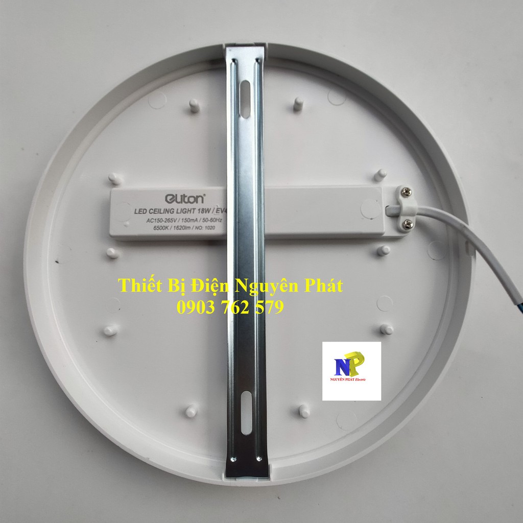 Led Ốp Trần Tràn Viền 18w Tròn Vuông Ánh Sáng Trắng - Hàng Chất Lượng Cao