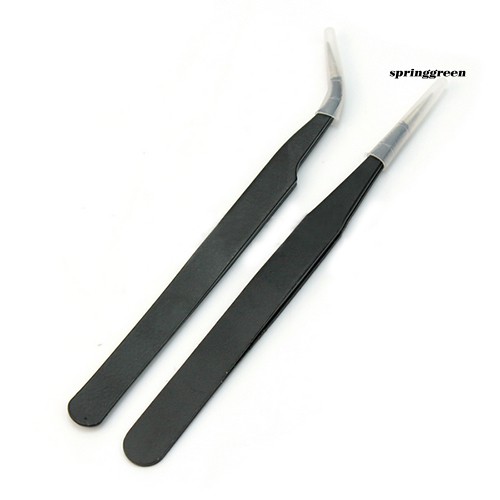 (hàng Mới Về) Set 2 Nhíp Cong / Thẳng Hỗ Trợ Nối Mi Tiện Dụng | BigBuy360 - bigbuy360.vn