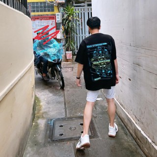 Áo thun tay lỡ Warning🥰🥰🥰😚☺