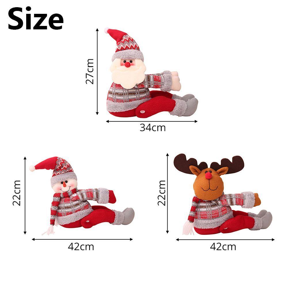 CONOPERY Dây Buộc Rèm cửa sổ Họa Tiết Ông Già Noel / Người Tuyết Xinh Xắn