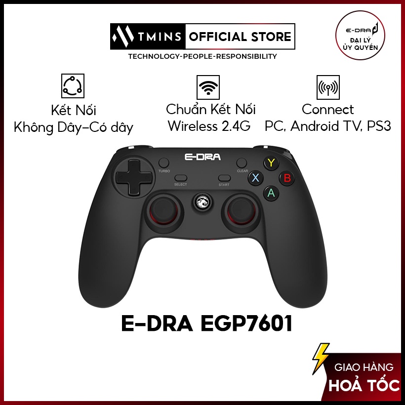 Tay Cầm Chơi Game - E-Dra EGP7601 - Hàng Chính Hãng