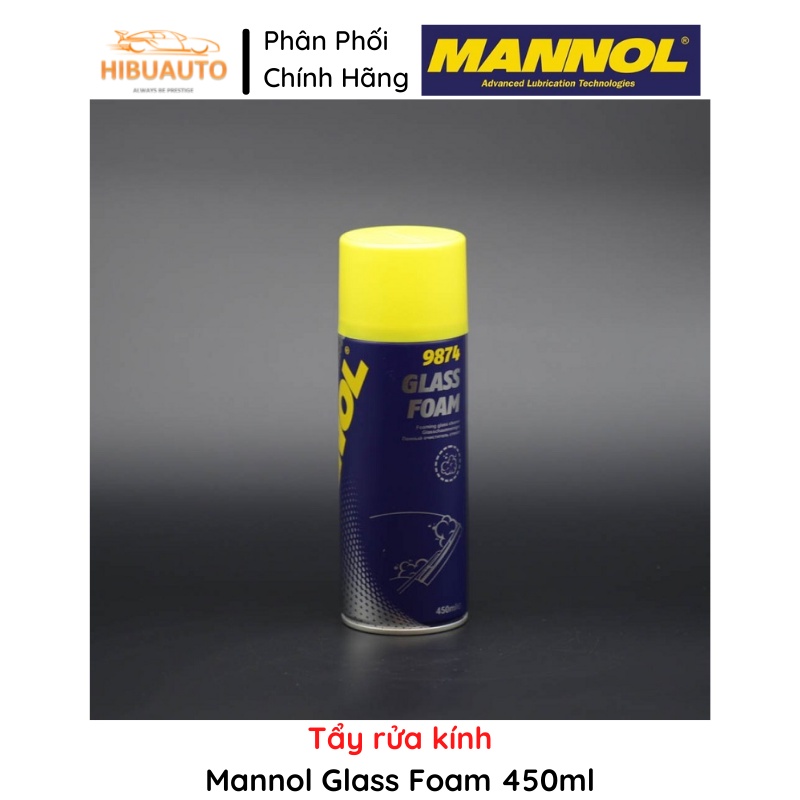 Tẩy rửa kính Mannol 9874 Glass Foam 450ml