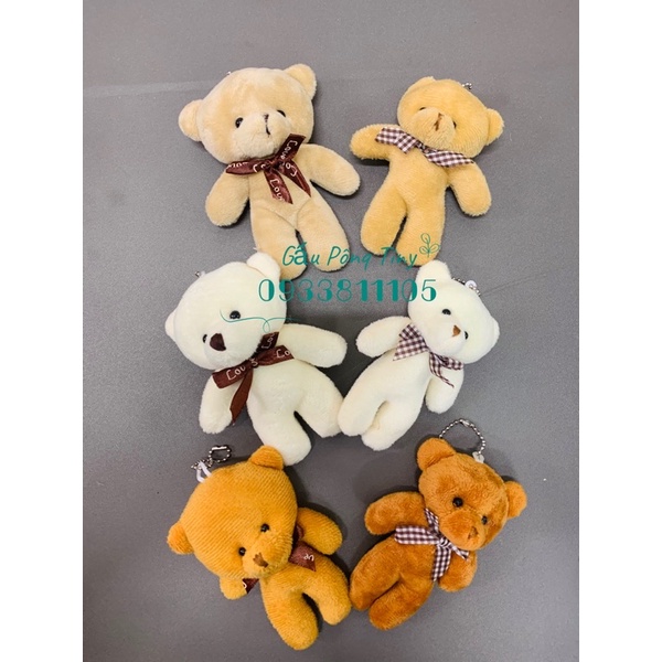 Teddy mini 11-13cm làm quà tặng/gấu nhí gói quà