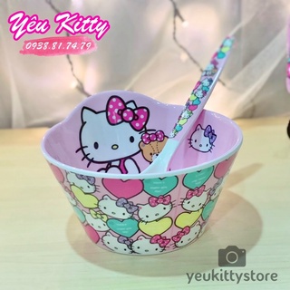 Bộ tô muỗng dĩa Hello Kitty