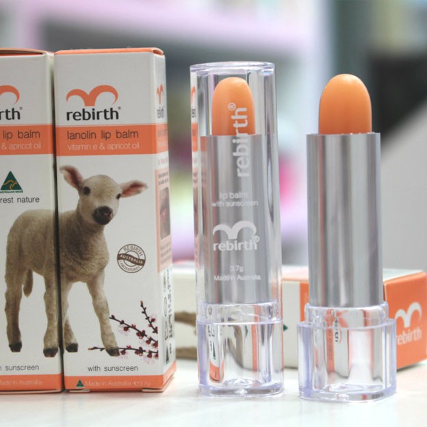 SON DƯỠNG MÔI REBIRTH LANOLIN LIP BALM AUSTRALIA