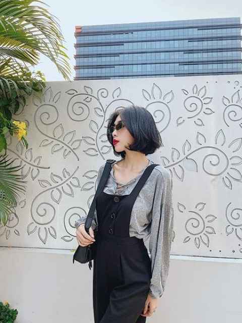 Yếm dài ống rộng yoona | BigBuy360 - bigbuy360.vn