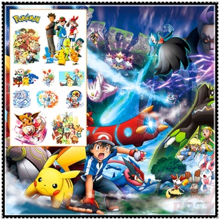 [Hàng mới về] Miếng dán hình xăm tạm thời chống thấm nước hình Pokemon Go