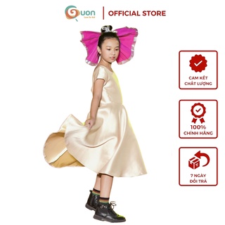 Đầm tiệc bé gái từ 13-45kg vải gấm Tafta cao cấp Huyền Nụ - GUON