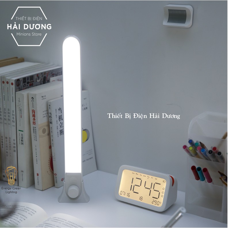 Đèn Led đọc sách học bài làm việc dán tủ di động thông minh chiếu sáng Dài 36cm - Tròn Xoay 360 độ - Cảm ứng chuyển động
