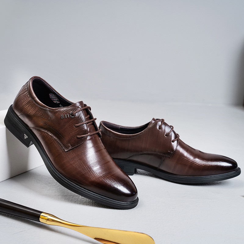 Giầy nam buộc dây  phong cách trẻ mẫu mới 2021