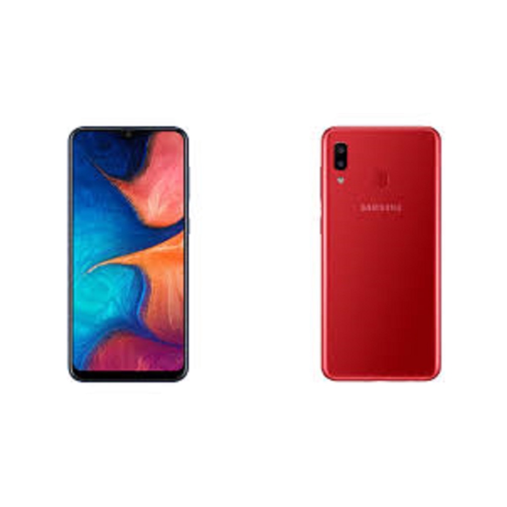Điện Thoại Samsung Galaxy A20 Chính Hãng, máy 2sim ram 4G rom 64G, camera siêu nét - GGS 02