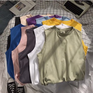 [ORDER] Áo tanktop trơn nam/ nữ (đủ size đến 3XL)