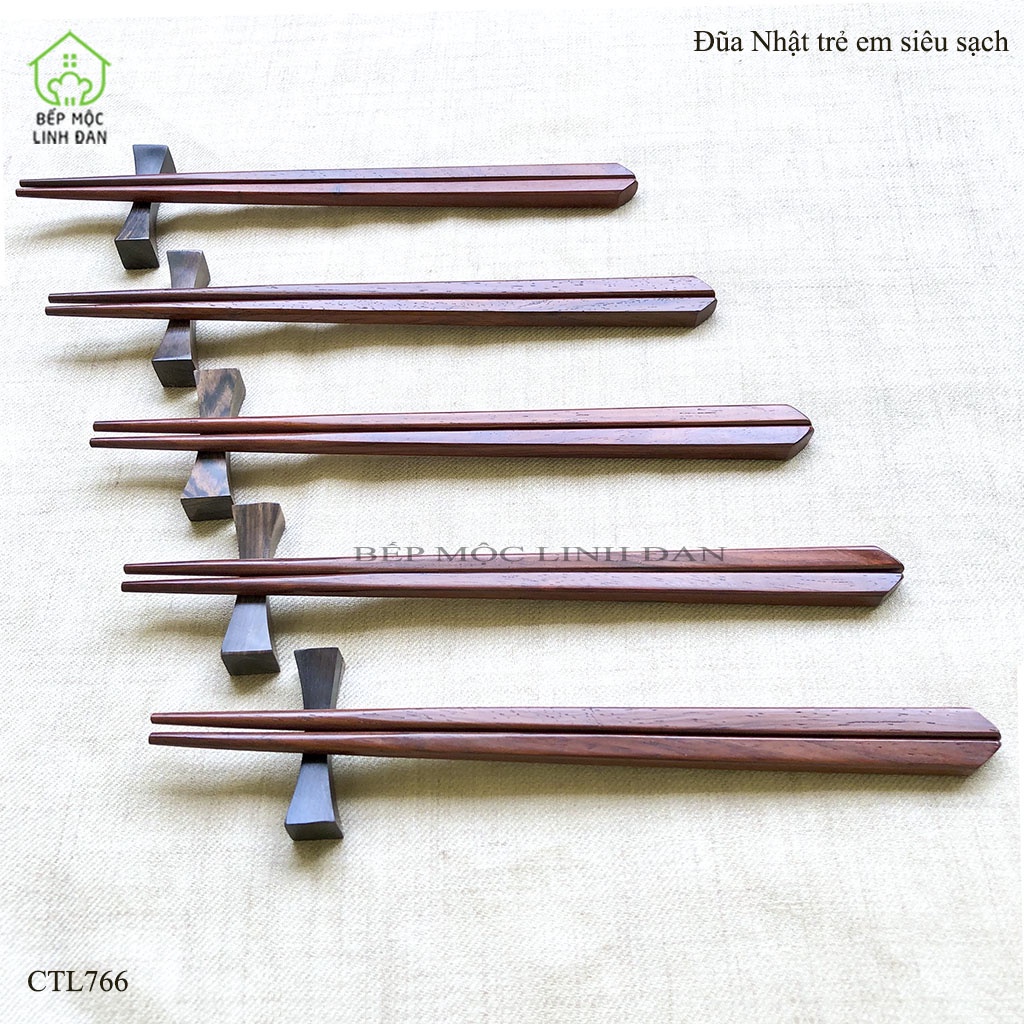 Đũa Nhật Trẻ Em Gỗ Trắc HAHANCO   Giúp Bé Dùng Đũa Dễ Dàng
