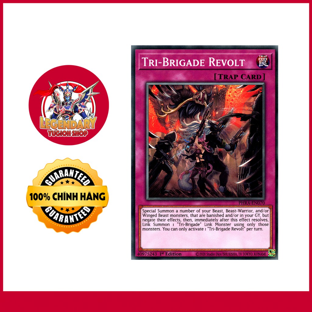 Thẻ Bài Yugioh Chính Hãng] Tri-Brigade Revolt