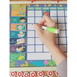 Bảng khen thưởng tạo thói quen tốt cho bé, thời khóa biểu-  Đồ chơi trí tuệ