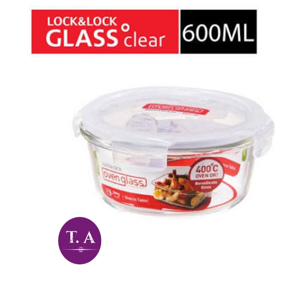 Hộp thủy tinh lock and lock 600ml. 380ml