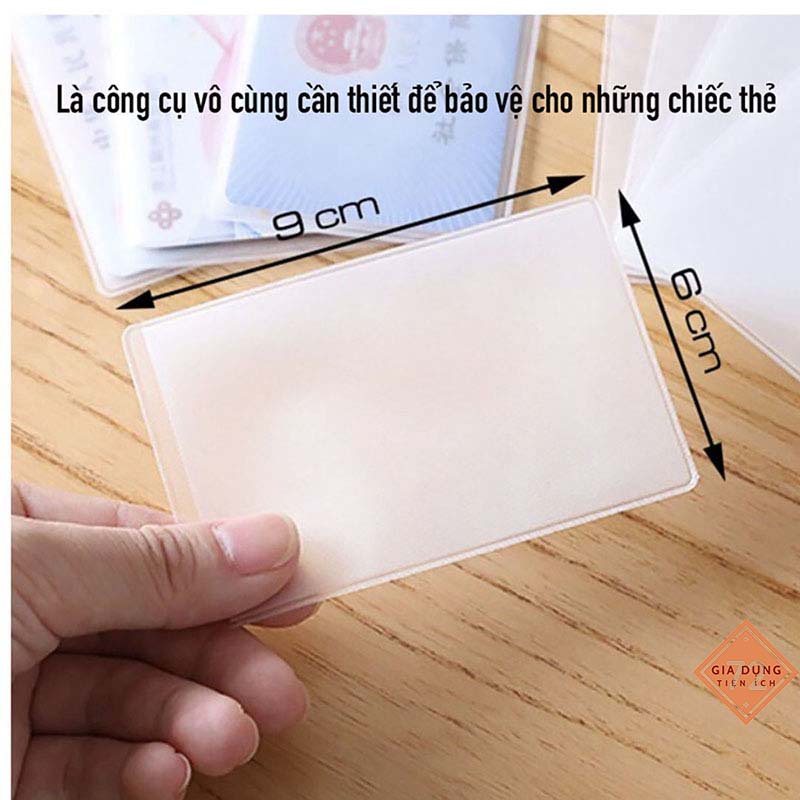 Túi Đựng Thẻ Card Bao Trong Suốt Để Chứng Minh Thư, Bằng Lái Xe [TÚI ĐỰNG THẺ]