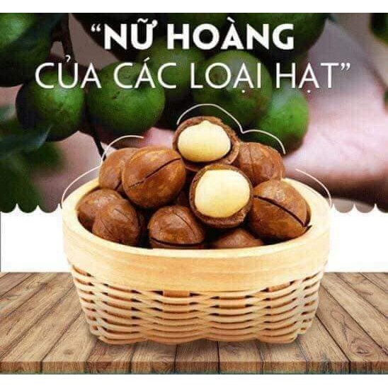 Hạt macca nứt vỏ tự nhiên nhập khẩu từ Úc. Hiệu DSA. Khối lượng 500gram.