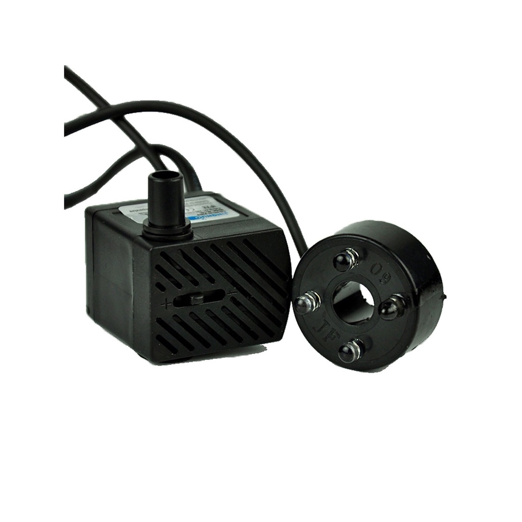 Bơm nước tiểu cảnh bể cá mini có đèn led