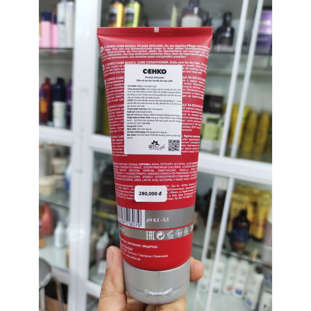 DẦU GỘI CHỐNG RỤNG CEHKO VITAL SHAMPOO 250ML