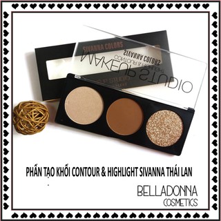 Phấn tạo khối Sivanna Makeup Studio Contour & Highlight