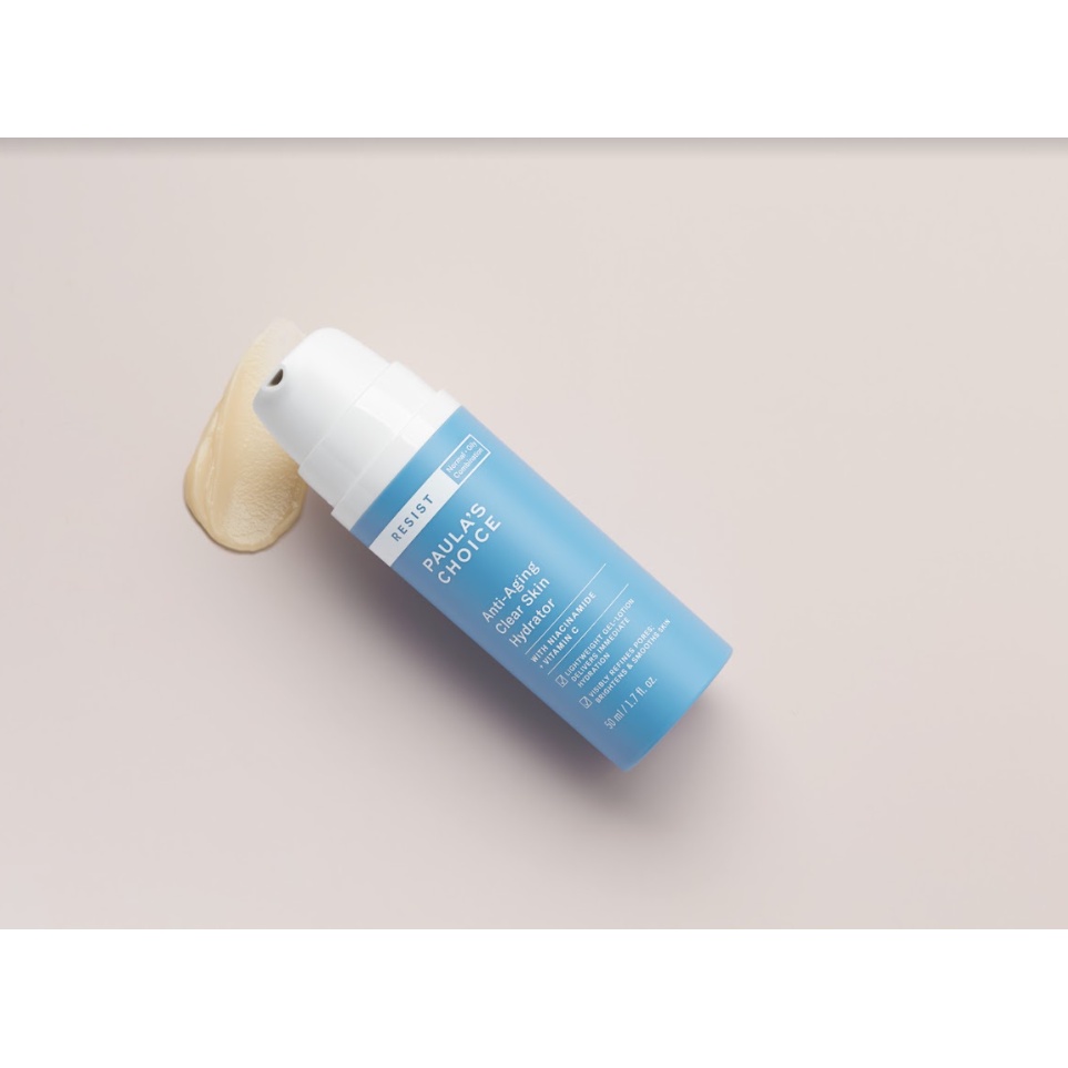 Kem dưỡng ẩm mỏng nhẹ cho da mụn Paula's Choice Resist Anti-Aging Clear Skin Hydrator 10ml/ 50ml [NKCH]
