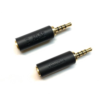 Adaptor 2.5mm to 3.5mm Jack Tai nghe nokia Ad-52 Zin chính hãng