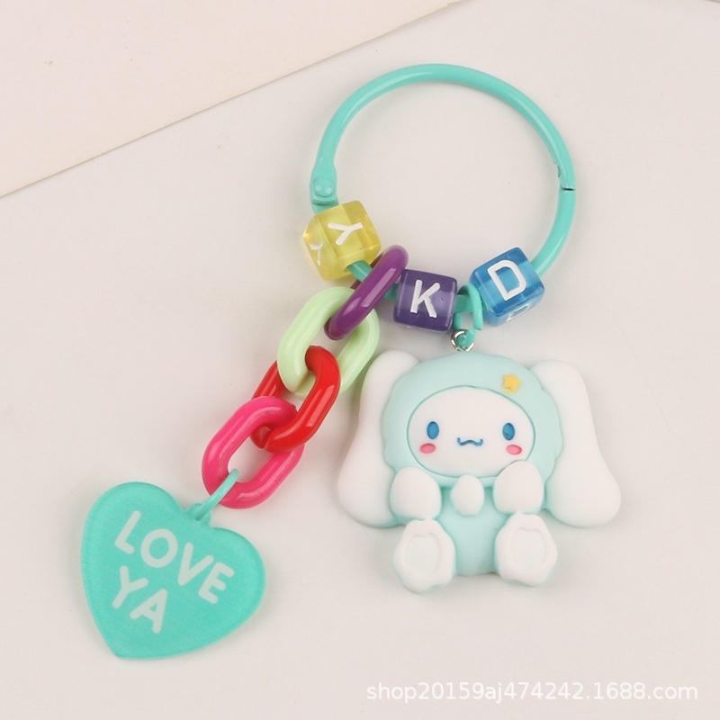 Móc Khóa Hình Búp Bê Sanrio Bằng Acrylic Dễ Thương
