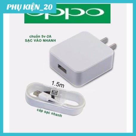Củ Sạc Oppo 5V , Củ sạc nhanh cho OPPO nguồn 5V-2A AK733 - Hàng zin chính hãng
