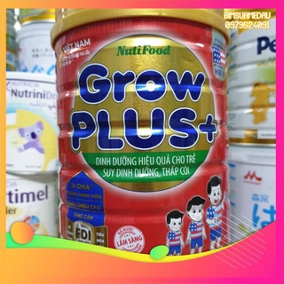 [Bimsuamedau]- SỮA GROW PLUS ĐỎ FDI NUTIFOOD 900G DATE T3/2023