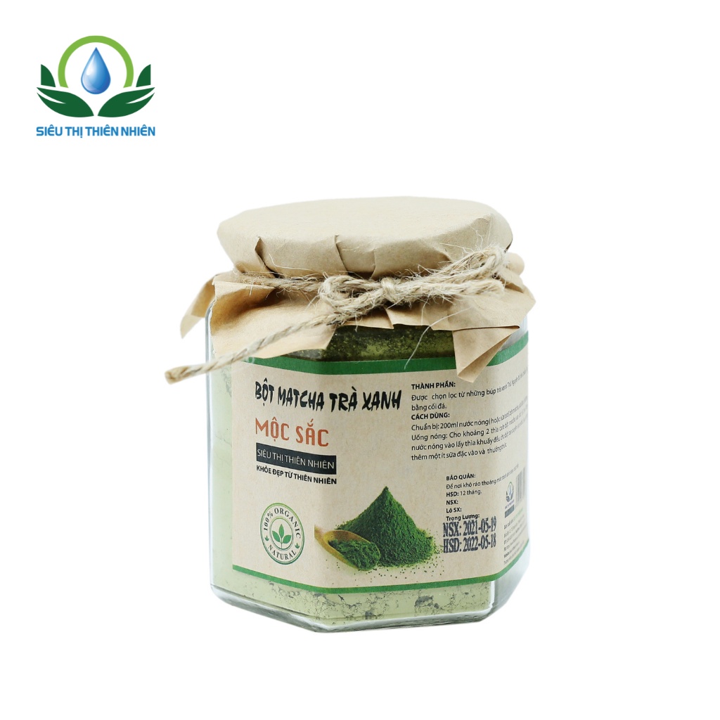 Bột Matcha Trà Xanh Nguyên Chất SIÊU THỊ THIÊN NHIÊN Hỗ Trợ Giảm Cân, Tăng Cường Trí Nhớ Túi 500G