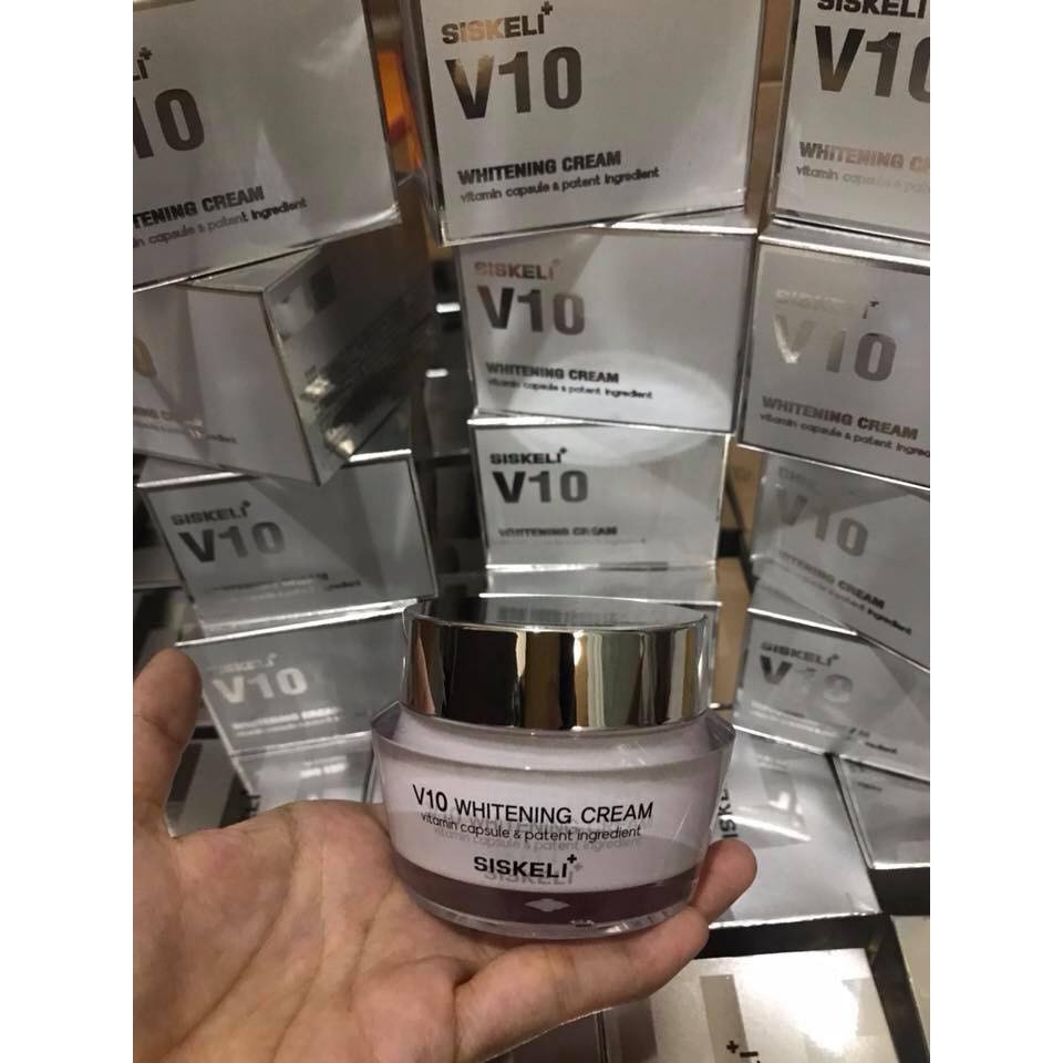 Cream Dưỡng Trắng Da Cao Cấp V10 VITAMIN CAPSULE SISKELI.