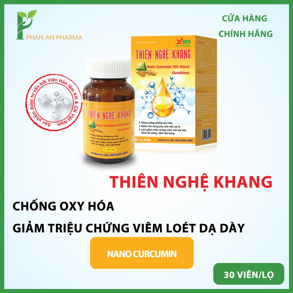 Viên uống Thiên Nghệ Khang, viên uống hỗ trợ tăng cường miễn dịch, bảo vệ sức khoẻ - CN18