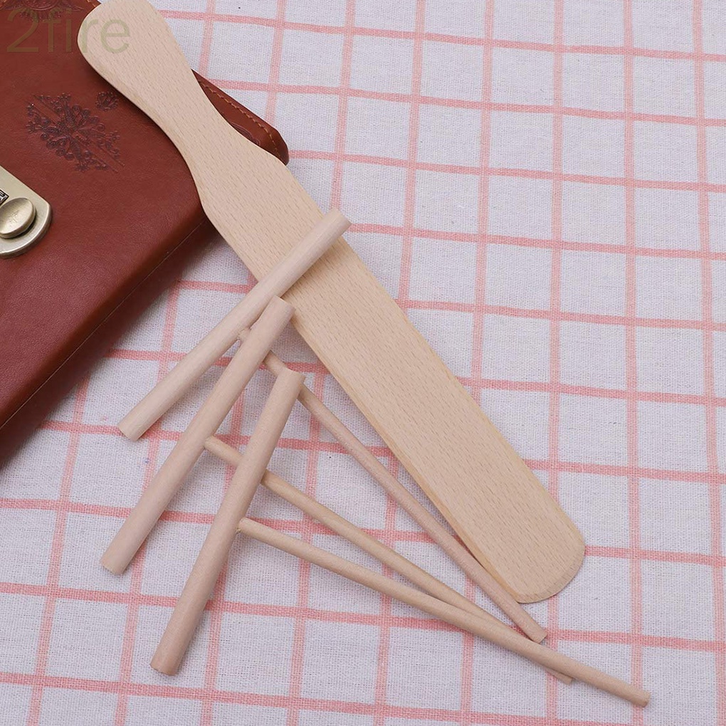 Bộ 4 Dụng Cụ Làm Bánh Crepe Bằng Gỗ