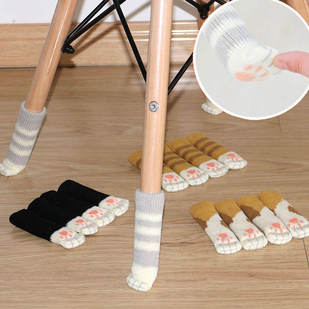 Bộ 4 Vỏ Bọc Chân Ghế Chống Trượt Chống Cào Xước Tiện Dụng