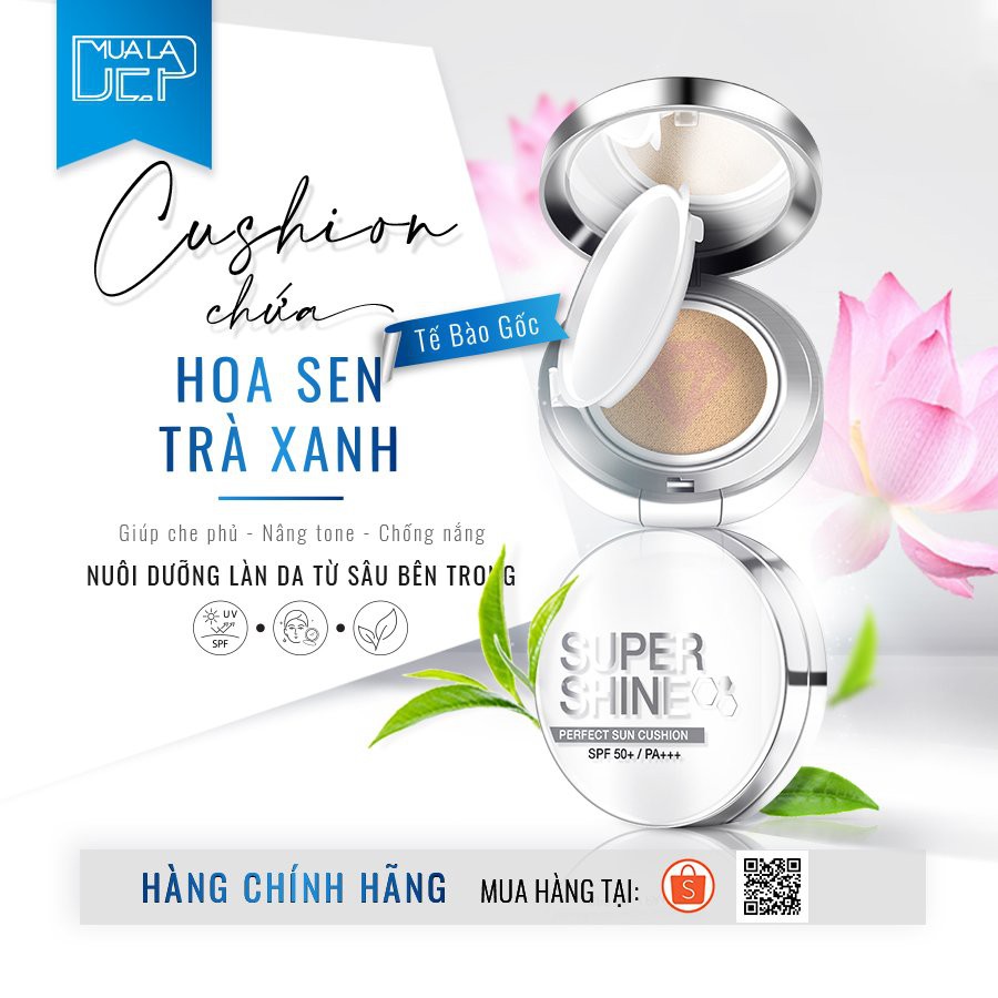 Phấn Nước COSMEHEAL Perfect Sun Cushion SPF50+/PA+++ Chống Nắng Bên Ngoài, Dưỡng Ẩm Bên Trong,  Mỏng Nhẹ Không Bít Tắc.