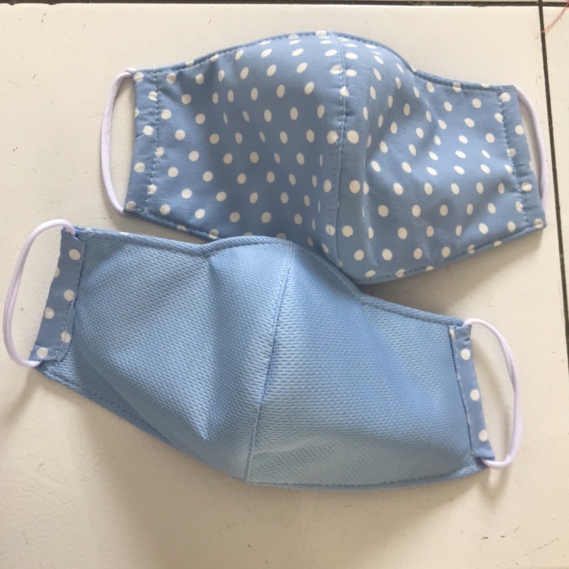 KHẨU TRANG VẢI 2 lớp - chấm bi | BigBuy360 - bigbuy360.vn