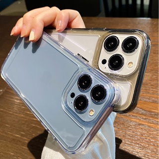 Ốp lưng trong suốt chống va đập cho iphone 15 14 11 13 12 pro max mini x xr x xs 7 8 plus bảo vệ ống kính máy ảnh nắp cứng