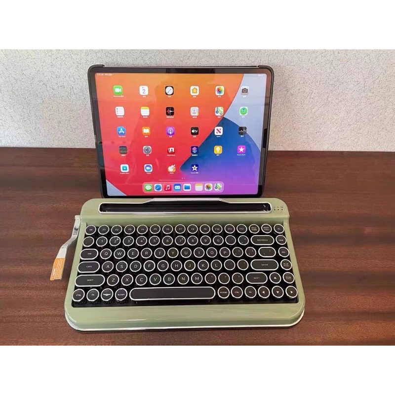 Bàn phím cơ Penna phong cách máy đánh chữ retro, cherry switch chính hãng