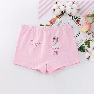 Set 02 quần lót đùi bé gái hình cô bé dễ thương 2019