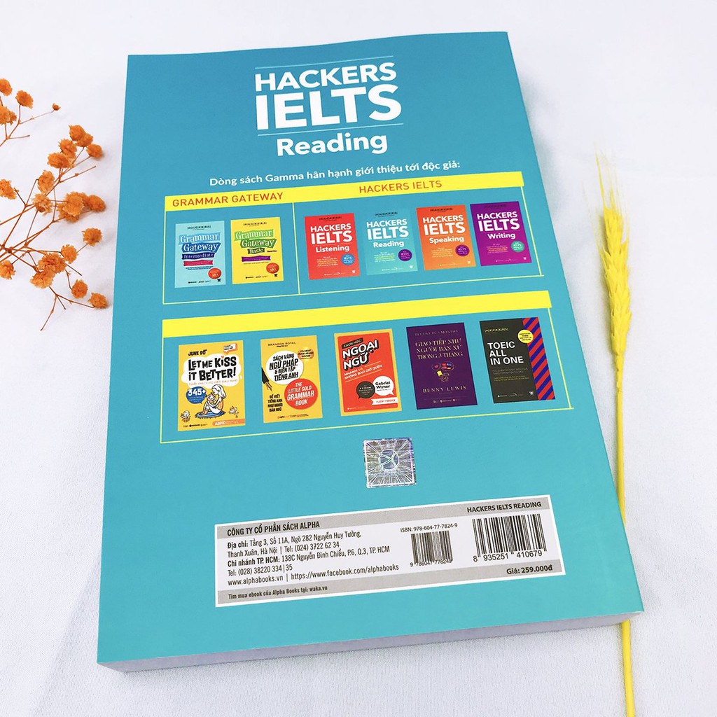 Sách - Hackers IELTS: Reading - Thanh Hà Books