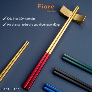 Đũa ăn cơm , đũa inox 304 cao cấp Fiore