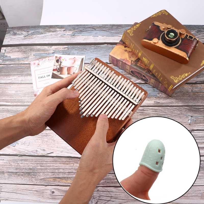 Găng Tay Silicone Rỗng Thoáng Khí Bảo Vệ Ngón Tay Kalimba DIY