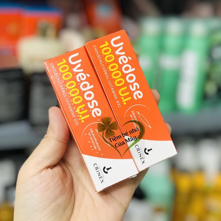 Vitamin D3 Uvedose Liều Cao 100000 UI Của Pháp Cho Bé Từ 18 Tháng