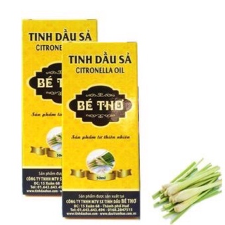 Tinh Dầu Sả Đuổi Muỗi Bé Thơ 50ml