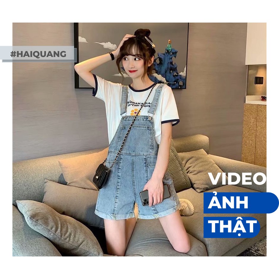 QUẦN YẾM JEAN , YẾM QUẦN SHORT HAIQUANG PHONG CÁCH TRẺ TRUNG, CHẤT JEAN MỀM MẶC THOẢI MÁI TÔN DÁNG MÀU XANH NHẠT 302