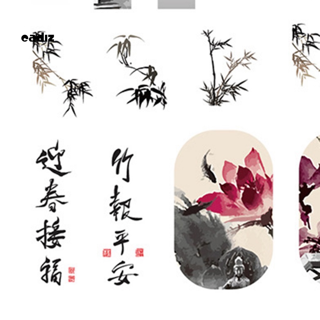 Nhãn Dán Trang Trí Móng Nghệ Thuật Màu Sắc Sống Động