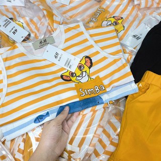 set 2 bộ ba lỗ cute hạt me cho bé