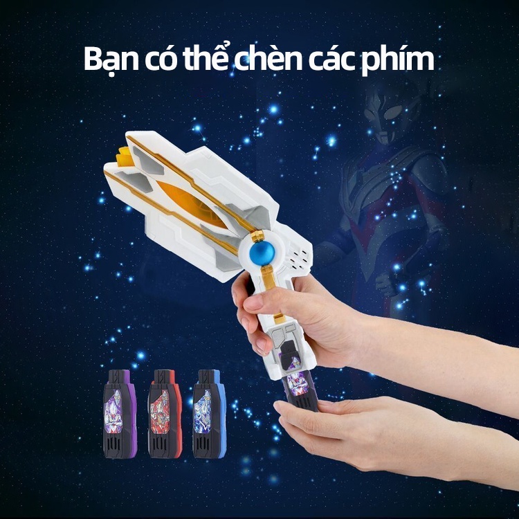 Ultraman Trigger: New Generation Tiga GUTS Siêu nhân điện quang Đồ chơi cậu bé biến hình thiết bị định hình đồ chơi cho bé trai